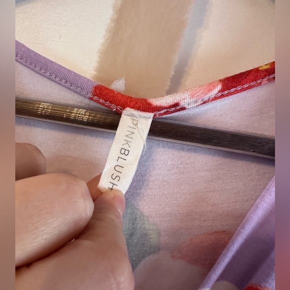 Pinkblush Lavender Floral Maxi Dress - Picture 5 of 5